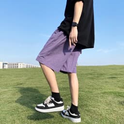 Men's Shorts Pants Summer Casual Shorts Pants Drawstring Overalls All-match Korean Simple Baggy Pants Trend Fashion Men Trousers