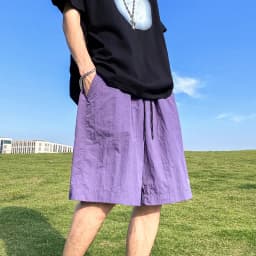 Men's Shorts Pants Summer Casual Shorts Pants Drawstring Overalls All-match Korean Simple Baggy Pants Trend Fashion Men Trousers