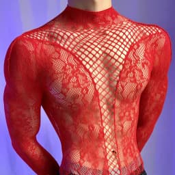 2026 New Men's Long Sleeve Tight-fitting T-Shirt Cutout Backless Short-Sleeve Sissy Top Round-Neck Sheer Summer Fitted Tank Vest