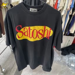 Summer Streetwear Satoshi Nakamoto T Shirt Men Woman Fashion Vintage Print Short Sleeve Washed Damaged Hole Old Top Tee