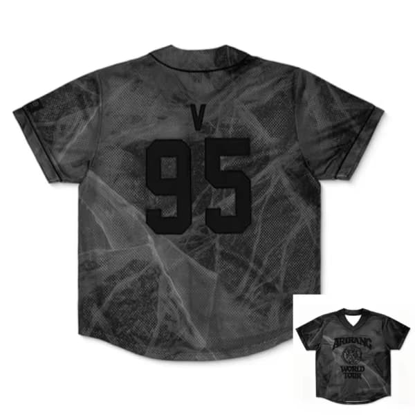 2026 BTS V 95# Unisex Jersey Tshirt, Kpop Arirang Tour Fans Merch, Fashion Breathable Shirt, Men Women Quick-drying Jersey