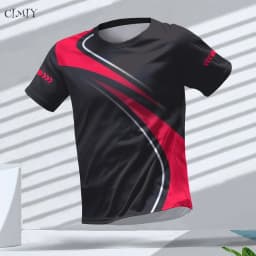Men's Jersey 2025 Casual Fitness Men's Compression Shirt Outdoor Sports Shirt Dry Fit T-shirt Crew neck Breathable Short Sleeve