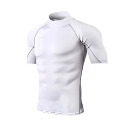 Compression T Shirt Men Quick Dry Short Sleeve Casual Summer T-Shirt Fitness Training Running Shirt Tight Tops Tee Men Rashgard