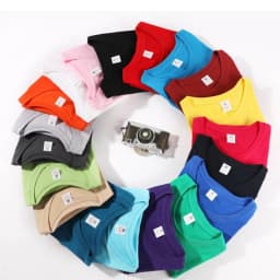 Men's Summer 100% Pure Cotton Casual Fashion Painted Handprint Print Loose Sports Round Neck Short Sleeved T-shirt Versatile Top