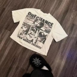 Men's Y2K T-shirt with street basketball graphic print, short-sleeved cotton T-shirt All-season cotton streetwear