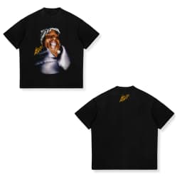 2026 New ASAP ROCKY Short-sleeved T-shirt HIP HOP High Street Men Women Gothic Tees A$AP Portrait Loose Casual Harajuku Tops