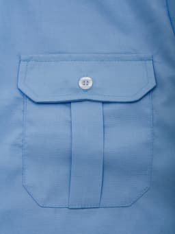 Men's Summer Lapel Solid Short Sleeve Shirt with Two Pockets Casual Button Comfort Cardigan