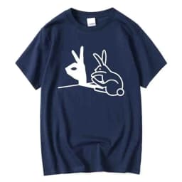 Men Fashion Casual Top Quality Cotton Blend Cool Funny Design Print Tshirt Loose Summer Men T Shirt O-neck Male Tees T-shirt Top