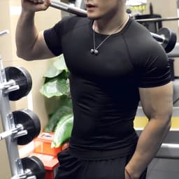 Men Running Compression T-shirt Short Sleeve Sport Tees Gym Fitness Sweatshirt Male Jogging Tracksuit Homme Athletic Shirt Tops