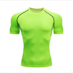 Men Running Compression T-shirt Short Sleeve Sport Tees Gym Fitness Sweatshirt Male Jogging Tracksuit Homme Athletic Shirt Tops