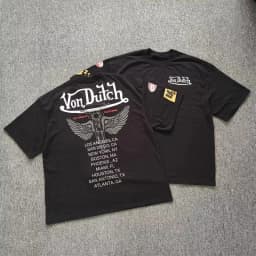 City Motorcycle Culture Trend Brand T-Shirt Cotton Graphic Tee Men Women Summer Streetwear