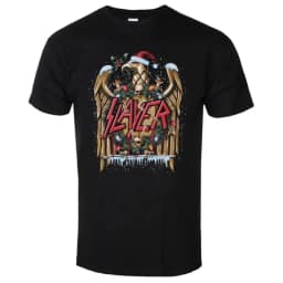 Slayer - Logo Inspirational Print T-Shirt Casual Street Style Cotton T-Shirt Suitable for Metal Enthusiasts