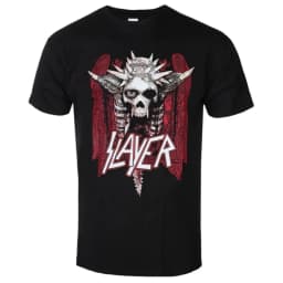 Slayer - Logo Inspirational Print T-Shirt Casual Street Style Cotton T-Shirt Suitable for Metal Enthusiasts