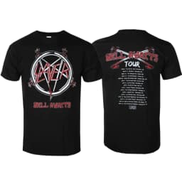 Slayer - Logo Inspirational Print T-Shirt Casual Street Style Cotton T-Shirt Suitable for Metal Enthusiasts