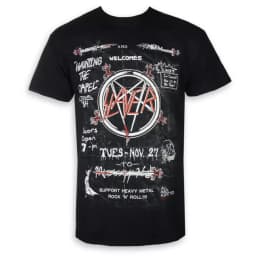 Slayer - Logo Inspirational Print T-Shirt Casual Street Style Cotton T-Shirt Suitable for Metal Enthusiasts