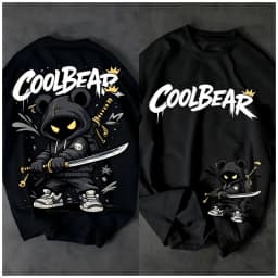 European and American Men's Summer Cartoon Warrior Letter Print Comfortable and Breathable Round Neck T-Shirt Outdoor Street Top