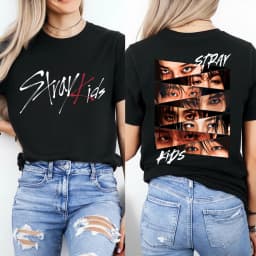 Stray Kids Shirt Stray Kids Members Shirt Stray Kids Merch Fan Support Gift 2026 Summer Men's Women's Street Cotton Clothing