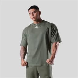 Men's Fitness Cotton T-shirt, Loose Fit, Short-sleeved, Suitable for Sports, Fitness, Running, and Training Wear,