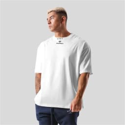 Men's Fitness Cotton T-shirt, Loose Fit, Short-sleeved, Suitable for Sports, Fitness, Running, and Training Wear,