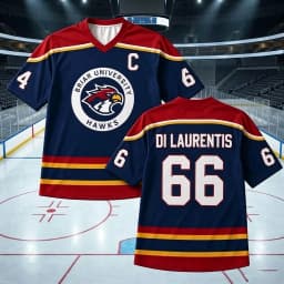 Off Campus Briar University Hawks Garrett Graham 44 Hockey Jersey Summer Y2K Men Women Sports Short Sleeve T-shirt