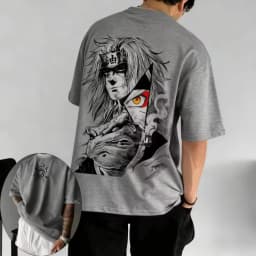 2026 New Men's T-shirt Jiraiya Summer Anime Men and Women Wear Short-sleeved Retro Harajuku Style Men Women Ins
