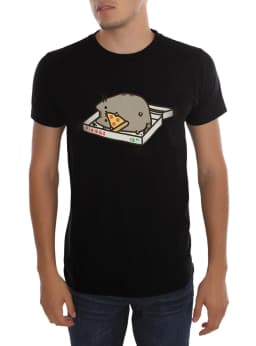 Pusheen The Cat Themed Printed Pattern Pure Cotton T-shirt 2026 Summer Men's Women's Oversized Streetwear Y2k Style Clothing