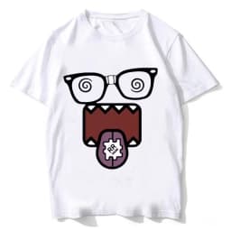 Domo Kun Funny Meme T Shirts Men's Women High Quality Cotton Casual Tee Shirts Short Sleeve Summer T-shirt Tops Streetwear