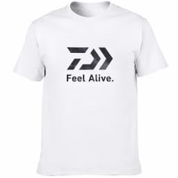 2026 New Sports Breathable T-shirt, Outdoor Fishing Style Letter Arrow Printed Casual T-shirt, Luxurious Short Sleeved Shirt
