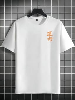Japanese Samurai Sword Print 100% Cotton Trend Men Women T-shirt Summer Autumn Daily Outdoor Sports Party Casual Short Sleeve