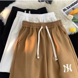 American Street Fashion Style Niche Fashion Brand Letter Print Casual Men's Sports Pants Loose Oversized Shorts