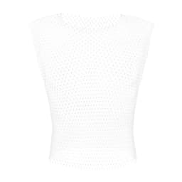 Men Sexy Tank Tops Fishnet Rhinestone Shiny Hollow Vest Man Mesh See-Through Sleeveless T-Shirt Transparent Clothing