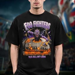 Foo Fighters Take Cover Tour Rock N Roll Merch T-shirt Cotton Men's Clothing Women's T Shirts Y2k Casual Fan Popular Summer Tee