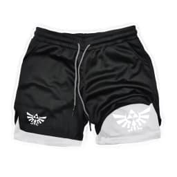 Zelda Themed Men's 5-Inch Workout Shorts | Quick Dry Loose Fit for Basketball, Running & CasualZY0077 Wear