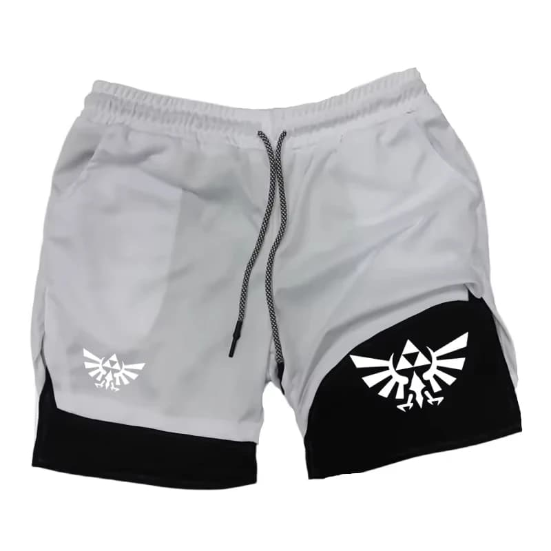 Zelda Themed Men's 5-Inch Workout Shorts | Quick Dry Loose Fit for Basketball, Running & CasualZY0077 Wear