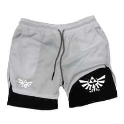 Zelda Themed Men's 5-Inch Workout Shorts | Quick Dry Loose Fit for Basketball, Running & CasualZY0077 Wear