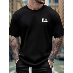 Summer New High-end Pure Cotton Korean-style Casual and Versatile Round-neck Short-sleeved T-shirt, All-cotton Light Luxury