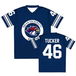 Off Campus Briar University Jersey Graham 44 22 DI LAURENTIS 66 Tucker46 T-shirt V-neck Short Sleeve Men Women Tees 3D Print