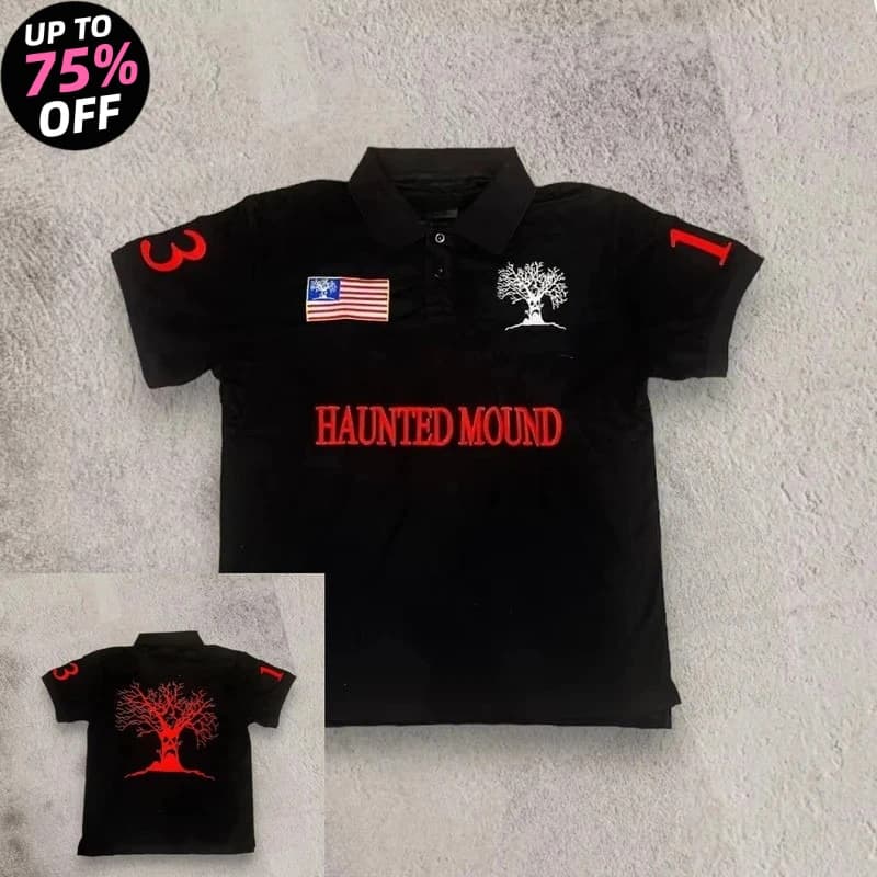 Cotton, Sizes S-4XL Unisex Retro Hip Hop T-shirt, Y2K Style Polo Shirt, Short-sleeved T-shirt with Embroidered Lettering
