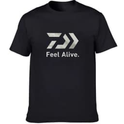 2026 New Sport Breathable T-Shirt, Outdoor Fishing Style Letter Arrow Print Casual Cotton Tee, Luxury Short Sleeve