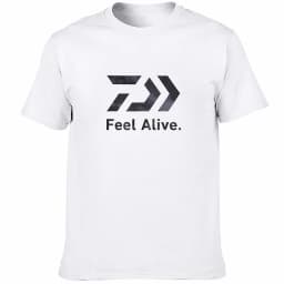 2026 New Sport Breathable T-Shirt, Outdoor Fishing Style Letter Arrow Print Casual Cotton Tee, Luxury Short Sleeve