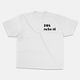 Art WRC Engineering Perspective Aesthetics 205 Turbo 16 JDM Retro Racing T-Shirt Cotton Graphic Tee Men Women Summer Streetwear