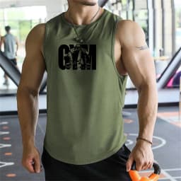2026 new Men Tank Tops Sleeveless Shirt Polyester Mesh Material Quick Dry Breathable Men Workout Fitness Basketball Top Tee