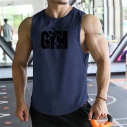 2026 new Men Tank Tops Sleeveless Shirt Polyester Mesh Material Quick Dry Breathable Men Workout Fitness Basketball Top Tee