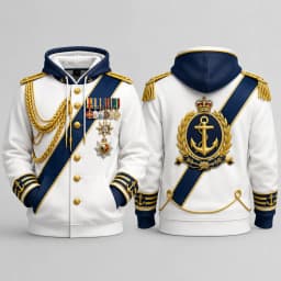 Mens Red Ceremonial Guard Uniform 3D Print Zip Hoodie Polyester Long Sleeve Cosplay Streetwear Jacket Costume Top Unisex