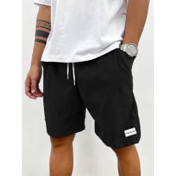 Summer Men Corduroy Sweatpants Casual Shorts Men's Beach Shorts Basketball Short Trousers Solid Color Label Sportswear Men