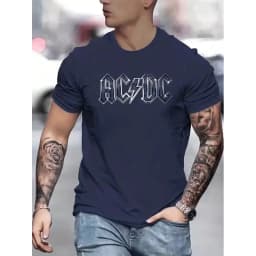 Unisex 2025 T-shirt classic rock band crew neck black T-shirt high quality breathable sports top