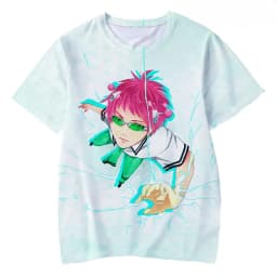 Saiki Kusuo No Sai Nan Men Printed T-shirt Miyagi Endgame Dorohedoro Backpack Young T Shirt Sakura Wars Cosplay Japan Anime Tees