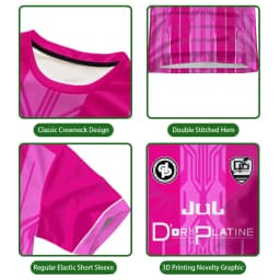 JUL Maillot TOTO Et Ninetta Jerseys Men's And Women's Trendy Rap Culture Printed T-shirts Breathable Football Training Uniforms