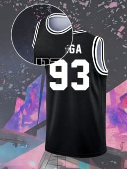 Fashion Men #92 Jersey Black Mesh Sleeveless Basketball Style Tank ARMY Fan Merch Casual Sport Streetwear Outfit