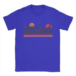 Casual Planet Sky Tatooine T-Shirts for Men Crewneck Cotton T Shirt Short Sleeve Tee Shirt Classic Clothes